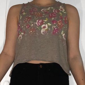 dELiA*s vintage rose cropped tank